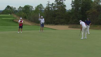 Barend Botha makes birdie putt on No. 13 at Korn Ferry Tour Champ