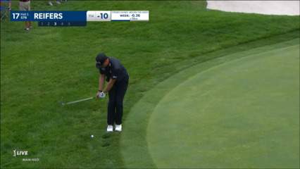 Kyle Reifers chips it close to set up birdie at Rocket Mortgage