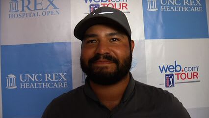 J.J. Spaun interview after Round 2 of Rex Hospital Open