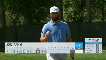 Jon Rahm makes back-to-back birdies on No. 11 at TOUR Championship