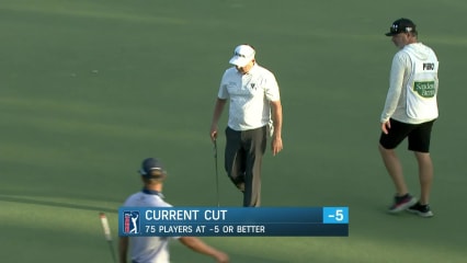 Ted Potter, Jr. sinks 28-foot birdie putt at Sanderson Farms