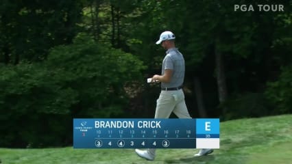Brandon Crick makes birdie on No. 16 in Round 2 at Nationwide Children's