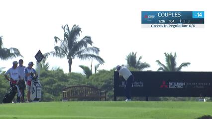 Fred Couples makes birdie on No. 12 at Mitsubishi Electric Championship at Hualalai