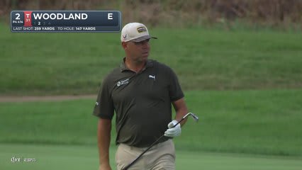 Gary Woodland's 150-yard approach sets up birdie on No. 2 at BMW Championship