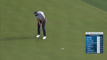 Paul Barjon makes birdie on No. 15 at The American Express