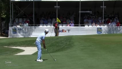 Brian Gay's soft-swinging flop shot sets up birdie at RBC Heritage