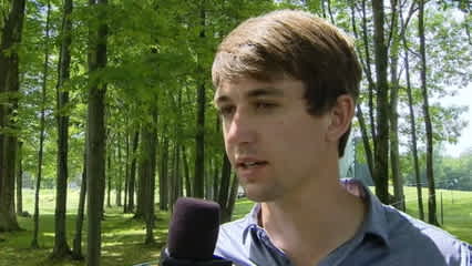Ollie Schniederjans' interview after Round 2 of LECOM Health Challenge