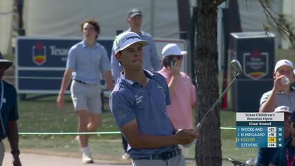 John Keefer sinks 25-foot birdie putt on No. 18 at Texas Children's