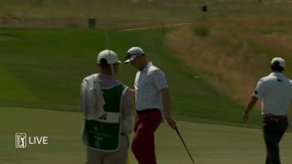 Max Greyserman rolls in birdie putt at TPC Colorado
