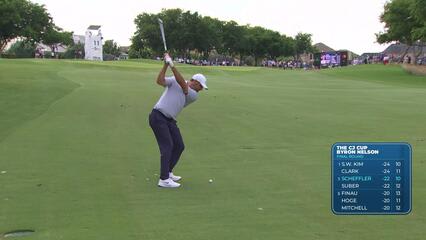 Scottie Scheffler's 155-yard approach sets up birdie on No. 11 at THE CJ CUP
