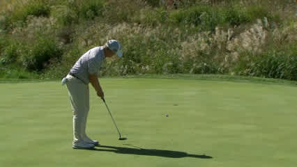 Shad Tuten sinks birdie putt at Korn Ferry Tour Champ