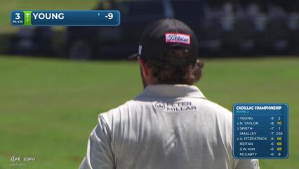 Cameron Young's 122-yard approach sets up birdie on No. 3 at Cadillac