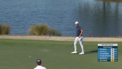 Mac Meissner sinks 12-foot birdie putt on No. 15 at The RSM Classic