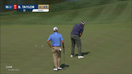 Ben Taylor cards birdie at THE PLAYERS