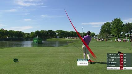 Ricky Castillo makes birdie on No. 15 at THE CJ CUP