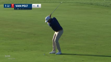 Bo Van Pelt uses nice approach to set up birdie at 3M Open