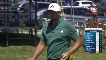 Aaron Wise curls in birdie putt at Puerto Rico