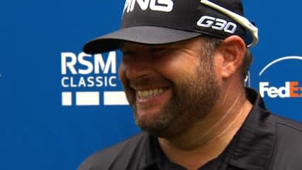 Jason Gore interview after Round 1 of The RSM Classic