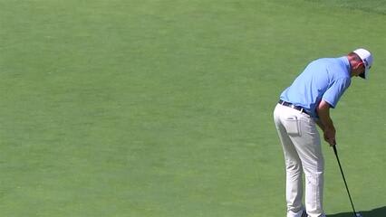 Wes Roach’s solid birdie putt at Rocket Mortgage