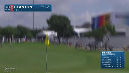 Luke Clanton's 166-yard approach sets up birdie on No. 18 at THE CJ CUP