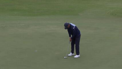 Greg Chalmers makes birdie on No. 18 at Simmons Bank Championship