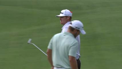 Patrick Fishburn sinks eagle putt at Nationwide Children's