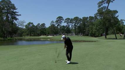 Mike Weir makes birdie on No. 7 at Insperity Invitational