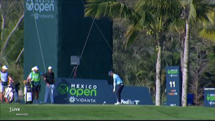 Tano Goya's nice tee shot to set up birdie at Mexico Open