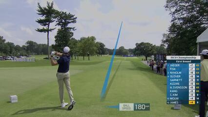 Benjamin James reaches par-5 No. 10 in two, makes eagle at ISCO Championship