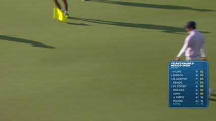 Jeffrey Kang sinks 29-foot birdie putt on No. 14 at Mexico Open