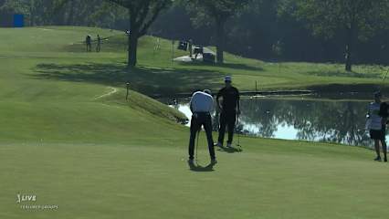 Brandon Hagy makes birdie on No. 2 at John Deere