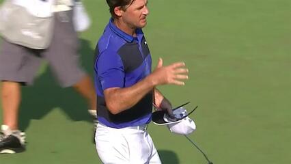Will Mackenzie's 143-yard approach yields birdie putt at Barbasol