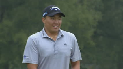 Norman Xiong's 56-foot birdie putt for Shot of the Day