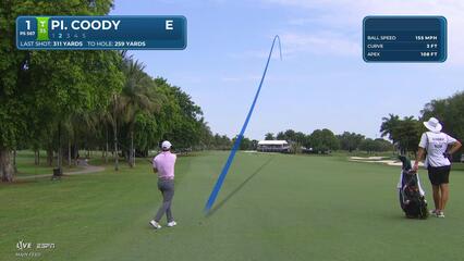 Pierceson Coody makes birdie on No. 1 at Cadillac