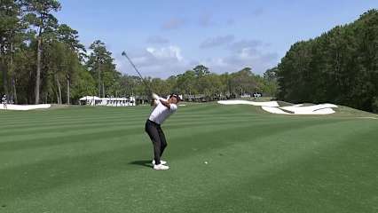 Justin Suh makes birdie on No. 14 at Club Car Championship