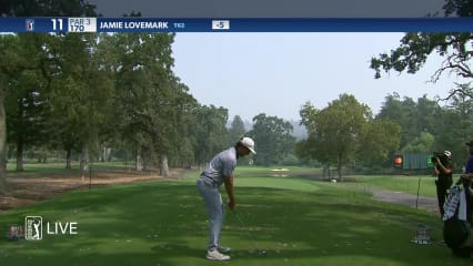 Jamie Lovemark nearly aces No. 11 at Safeway Open