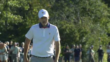 Scottie Scheffler & Russell Henley make birdie on No. 12 at Presidents Cup