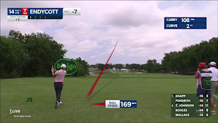 Harrison Endycott drives the green to set up birdie at THE CJ CUP