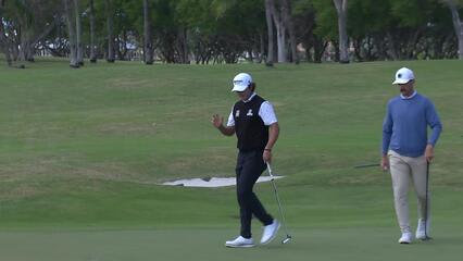 S.H. Kim uses nice tee shot to set up birdie at The Bahamas Golf Classic