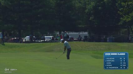 Kristoffer Ventura drains long birdie looking for first win at John Deere