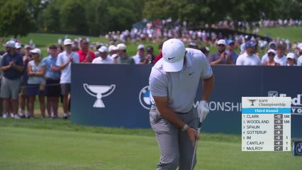 Rory McIlroy hits tee shot to 13 feet, sets up birdie on No. 3 at BMW Championship