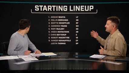 'The Drop’ picks its starting baseball lineup of PGA TOUR players