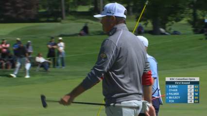 Ryan Palmer drains birdie putt at RBC Canadian