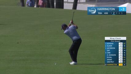 Padraig Harrington makes eagle putt on No. 15 at Hoag Classic