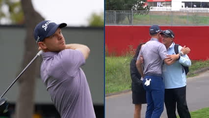 Jared Wolfe’s parents watch son make PGA TOUR debut