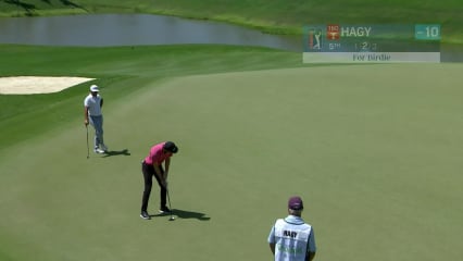 Brandon Hagy's 16-foot birdie putt at Mexico Open