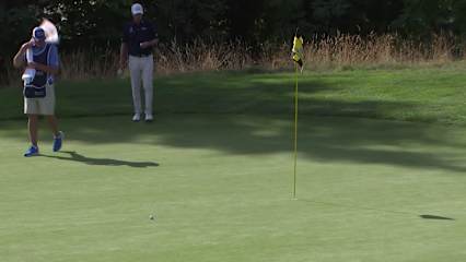 Jerry Kelly makes birdie on No. 15 at Boeing Classic