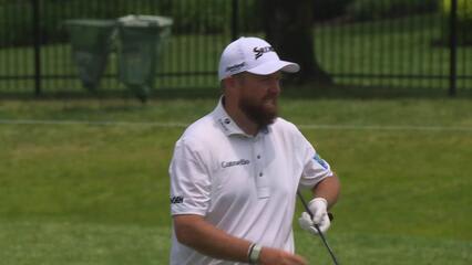 Shane Lowry reaches par-5 No. 7 in two, makes eagle at the Memorial