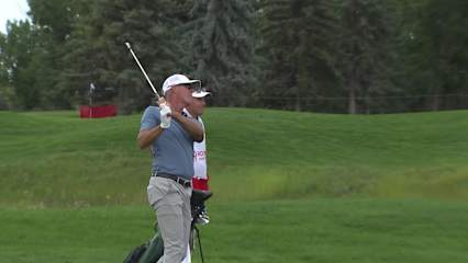 Richard Green makes birdie on No. 18 at Rogers Charity Classic