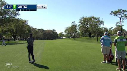 Carlos Ortiz nearly pitches in for eagle at Valspar